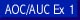 Estimating AOC/AUC